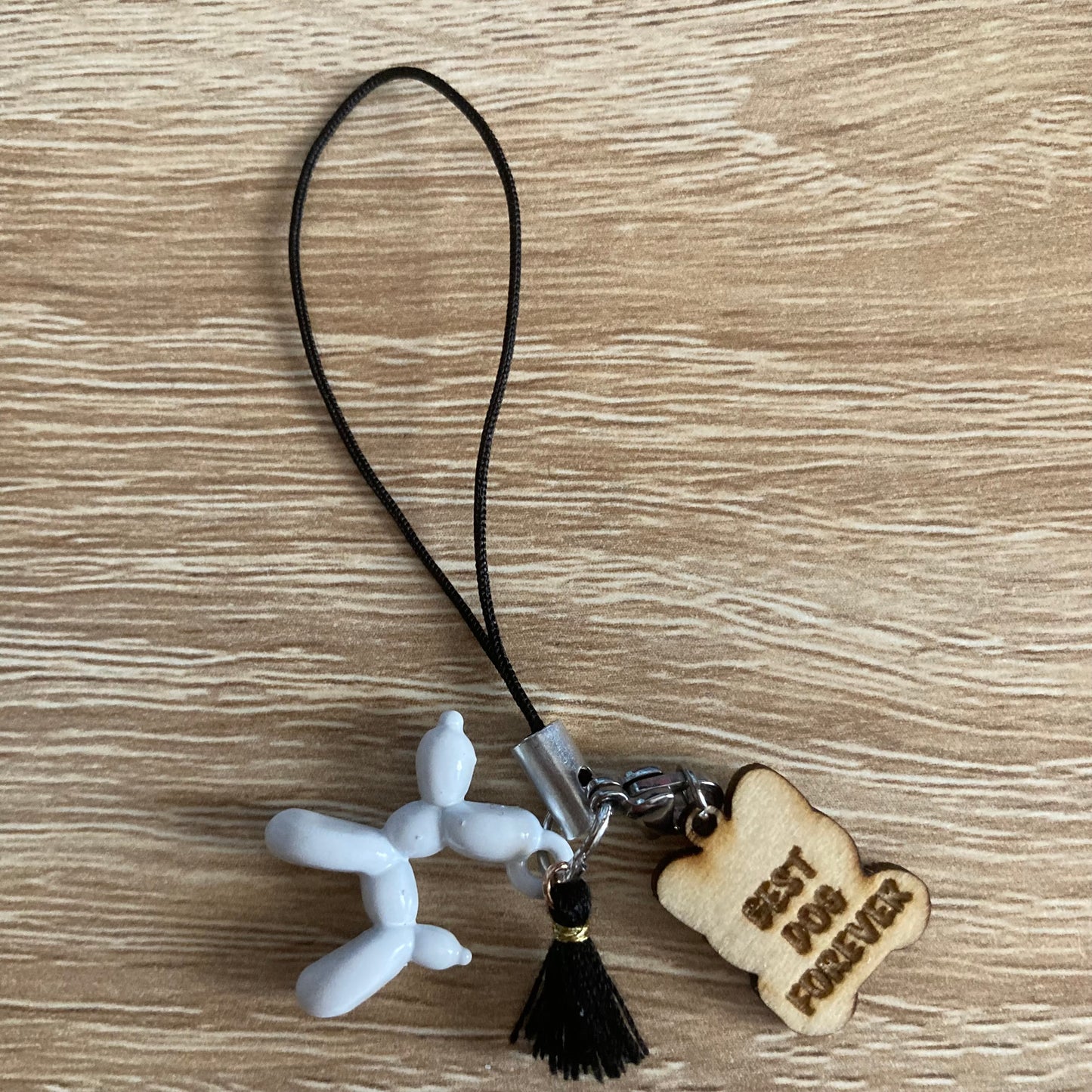 Breloque charm chien téléphone Carabidule