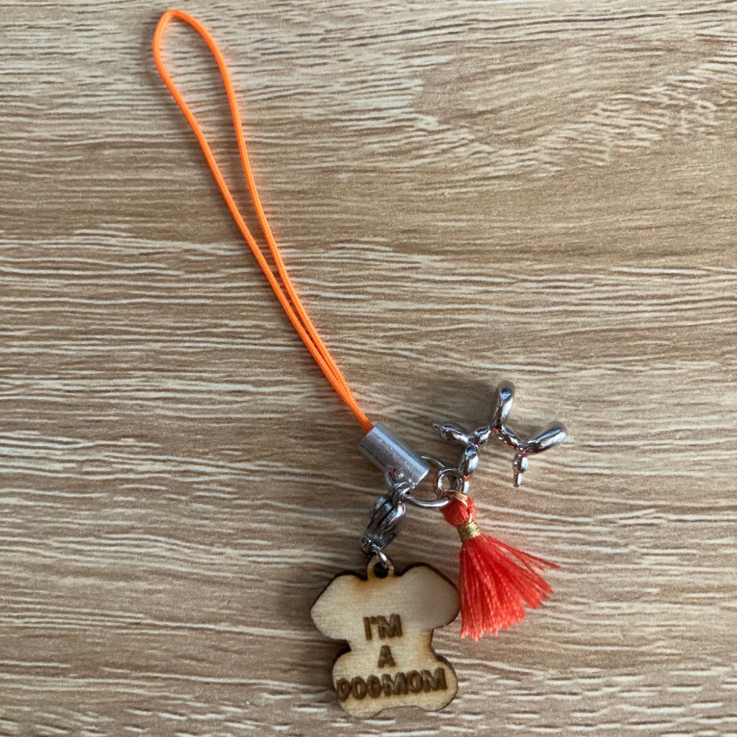 Breloque charm chien téléphone Carabidule