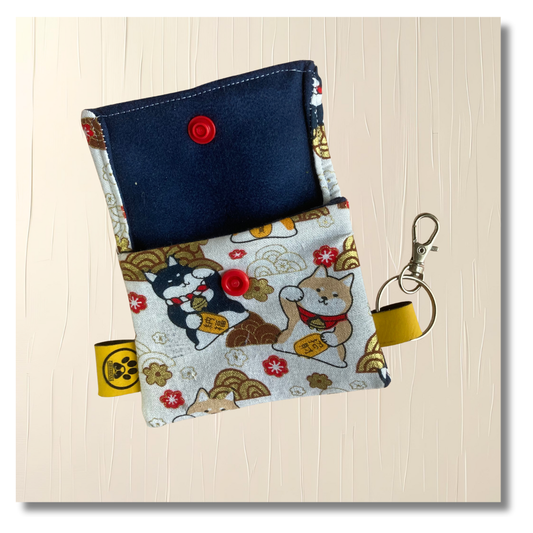 Pochette pour sacs à crottes Shiba