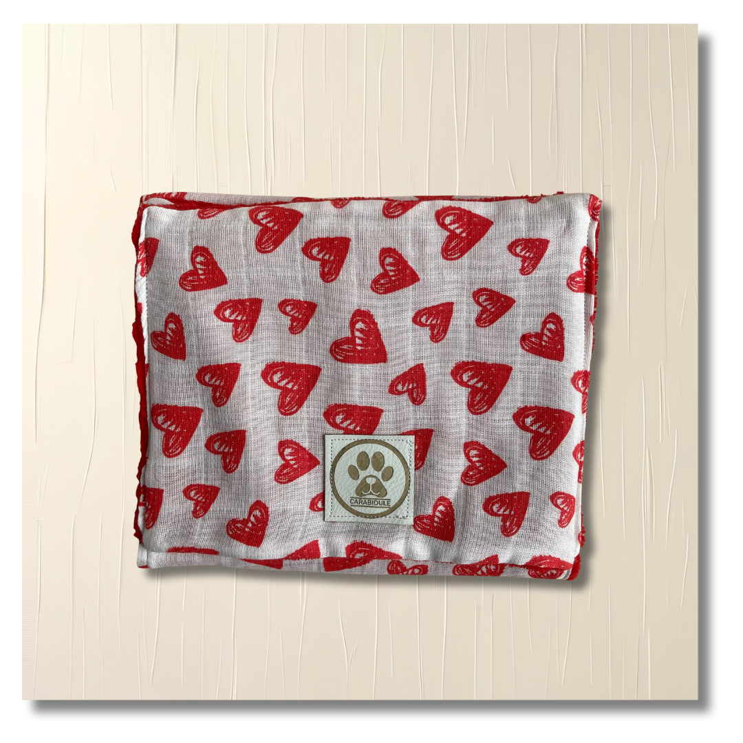 Serviette essuie-pattes Love