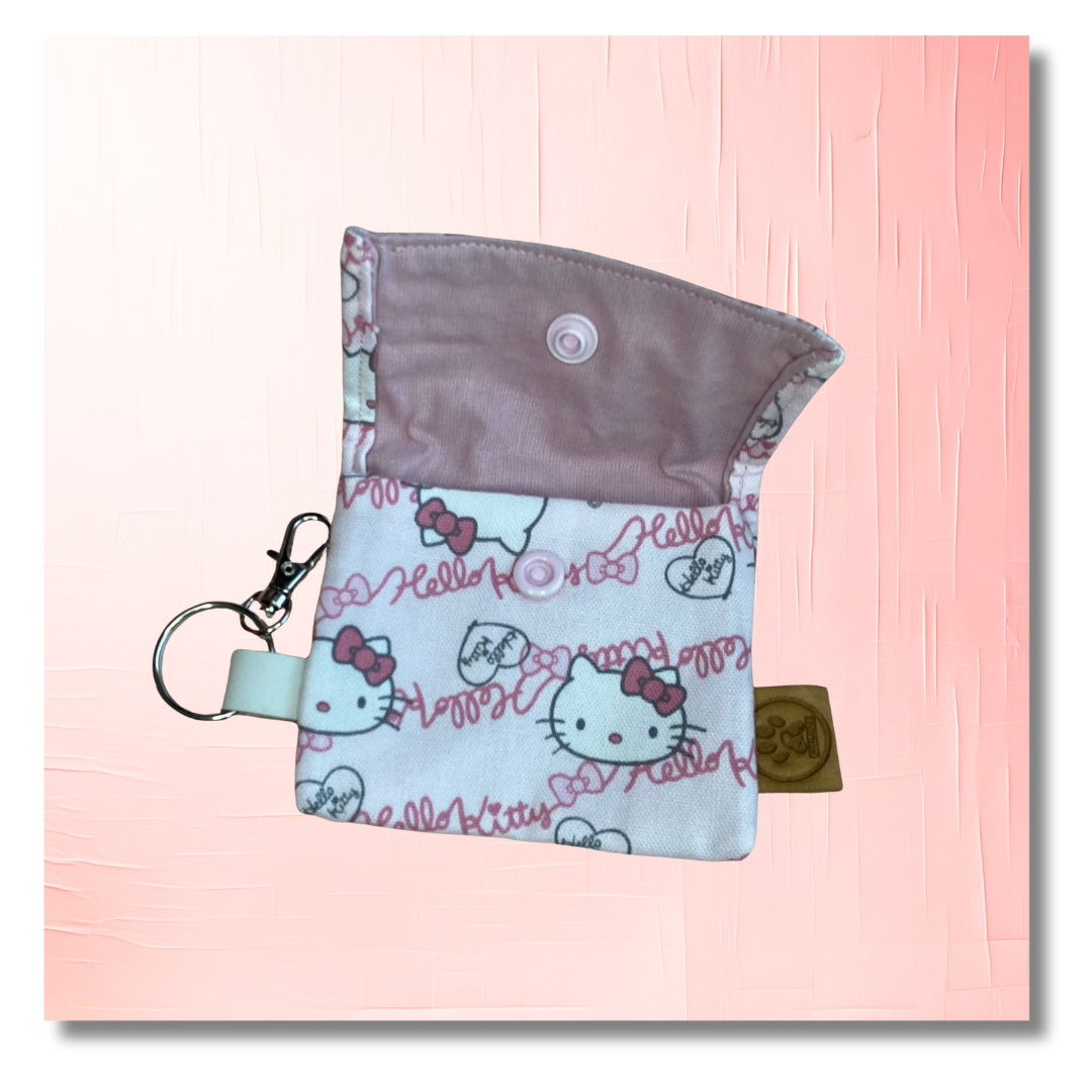 Pochette pour sacs à crottes Kawaii Rose