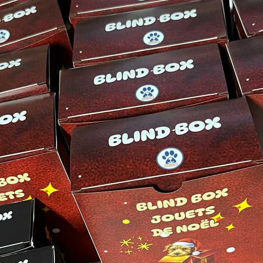 Blind Box Carabidule – boîtes surprise de jouets de Noël pour chiens et chats, présentées en lot