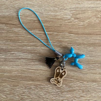 Breloque charm chien téléphone Carabidule