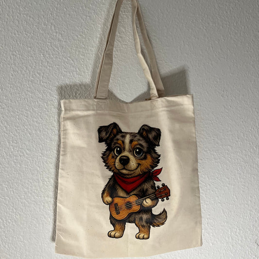 tote bag chien illustration numérique Le Complice Carabidule