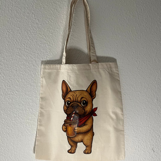 tote bag chien illustration numérique Le Loyal Carabidule
