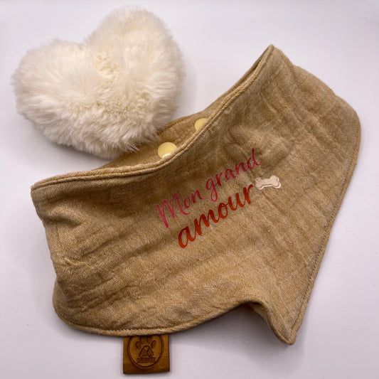 🐾 Bandana chien et chat personnalisé – Capsule Saint-Valentin