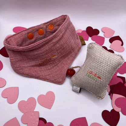 💌 Pack Saint-Valentin – Bandana + Jouet