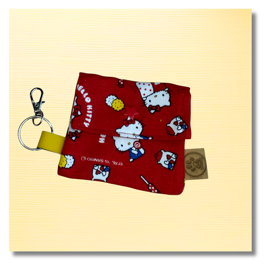Pochette pour sacs à crottes Kawaii Rouge