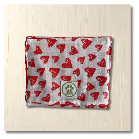 Serviette essuie-pattes Love