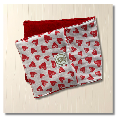 Serviette essuie-pattes Love